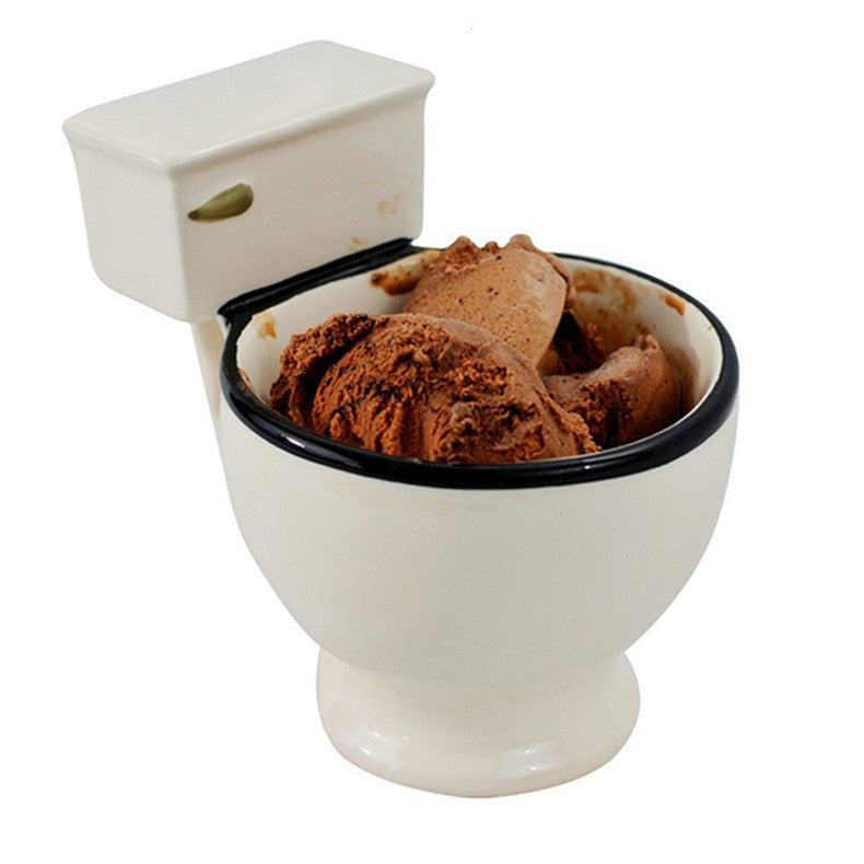 Creative Toilet Mug Ceramic Coffee Mugs with Handgrip Funny Gag Gift Tea Cup