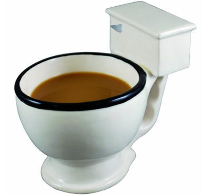 Creative Toilet Mug Ceramic Coffee Mugs with Handgrip Funny Gag Gift Tea Cup