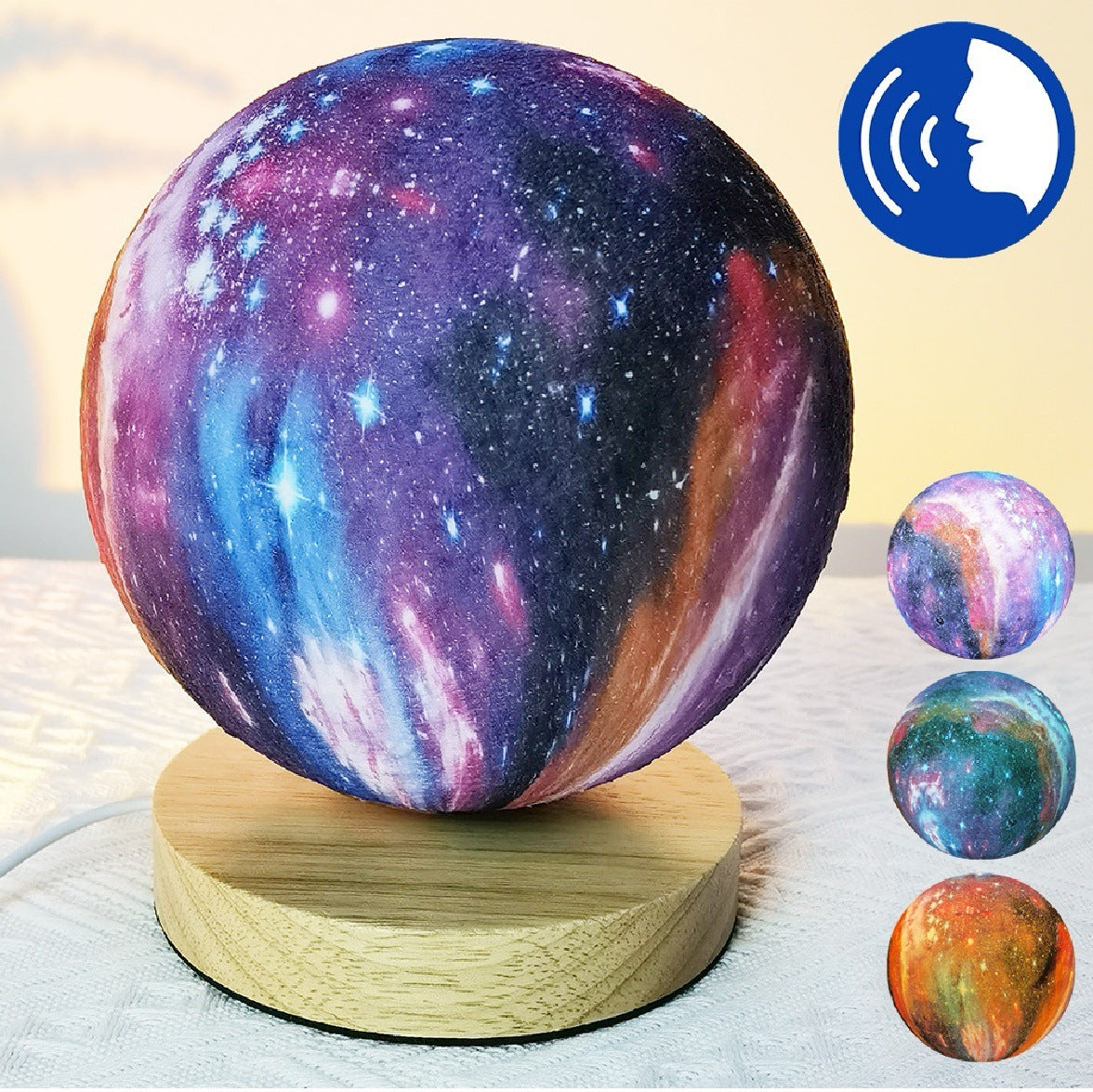 Rotating Planet Light Smart Voice Moon Light Suspension