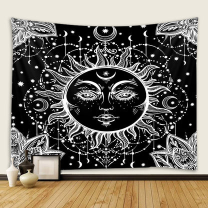 Black And White Series Tapestry Cross-border Explosion Background Cloth