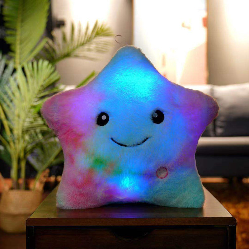 Colorful Glow Pillow Plush Toys Valentine's Day Girlfriend Gift