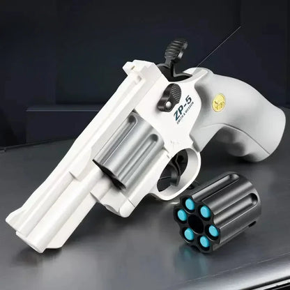 Soft Dart Bullet ZP5 Revolver Pistol Launcher Toy