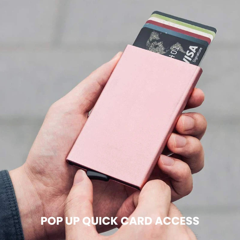 RFID Blocking Slim Pop-Up Wallet