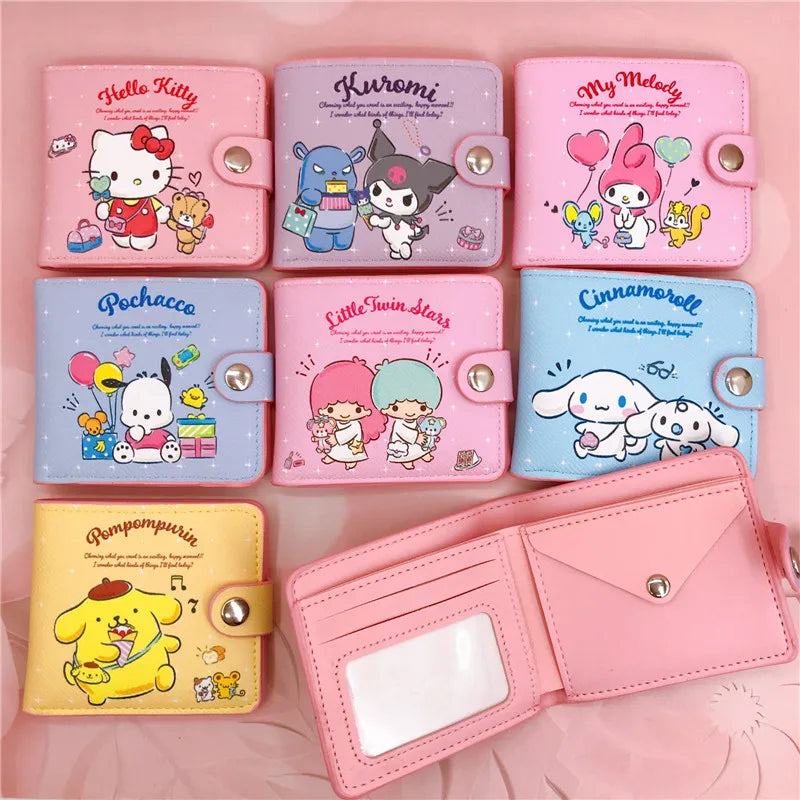 Kawaii Sanrio Pu Hello Kitty Wallet