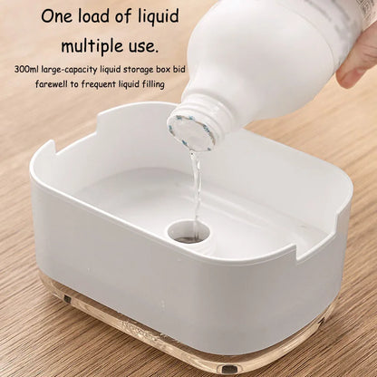 Liquid soap dispensers