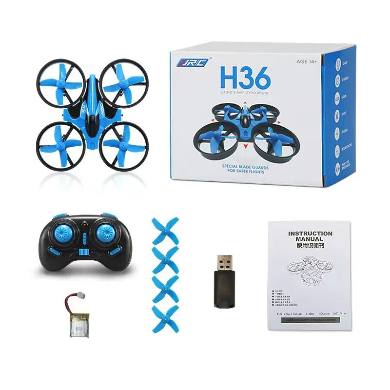 JJRC H36 Mini Rc Drone 4ch 6-Axis Headless Mode Helicopter 360° Flip Remote Control Quadcopter Toy Mini Drone