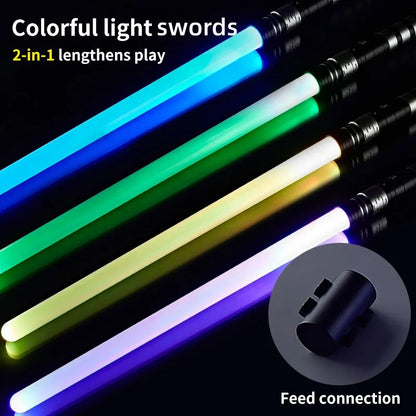 REikirc 75cm RGB  Lightsaber 2 in 1 7 colors Light Saber