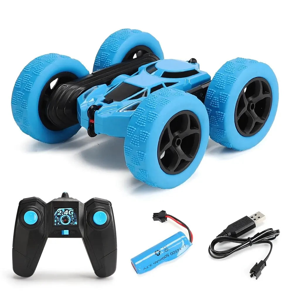 Double Sided Flip 2.4G Remote Control 360 Deree Rotation Off Road Drift RC