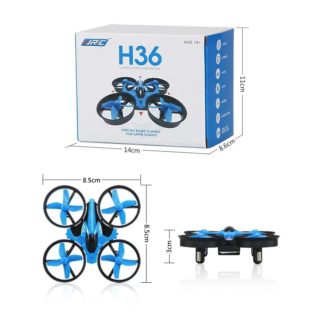 JJRC H36 Mini Rc Drone 4ch 6-Axis Headless Mode Helicopter 360° Flip Remote Control Quadcopter Toy Mini Drone