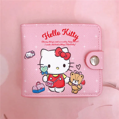 Kawaii Sanrio Pu Hello Kitty Wallet