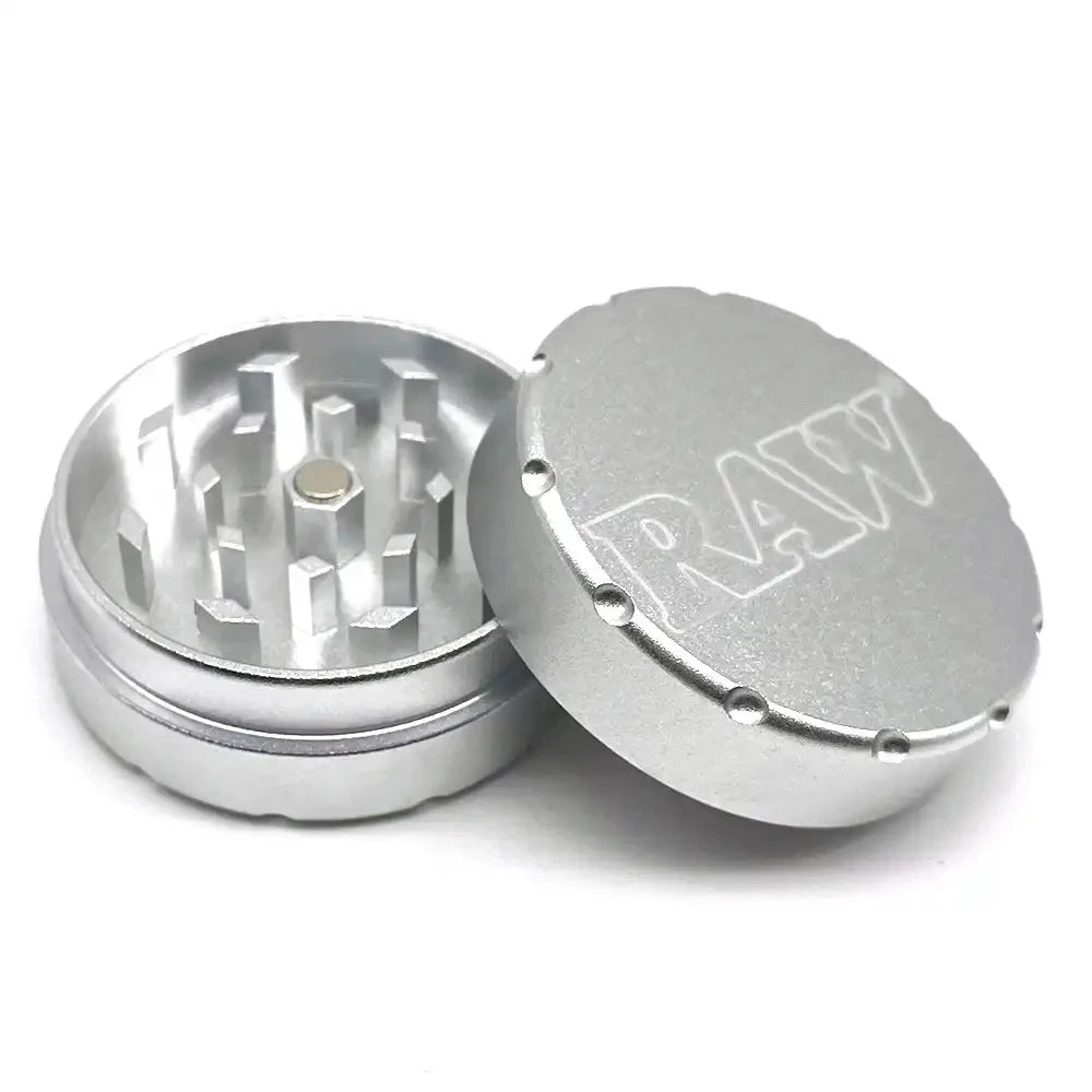 2-layer 50mm Herbal Tobacco Grinder Herb Metal Rolling Tray Kit