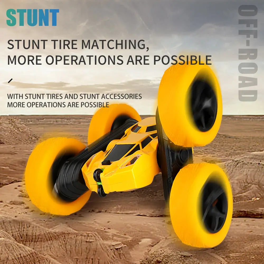 Double Sided Flip 2.4G Remote Control 360 Deree Rotation Off Road Drift RC