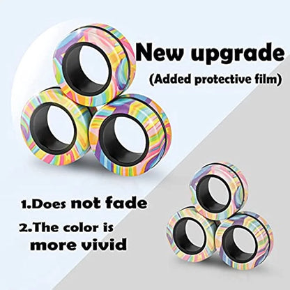 Magnetic Fidget Ring Set (3PCS)