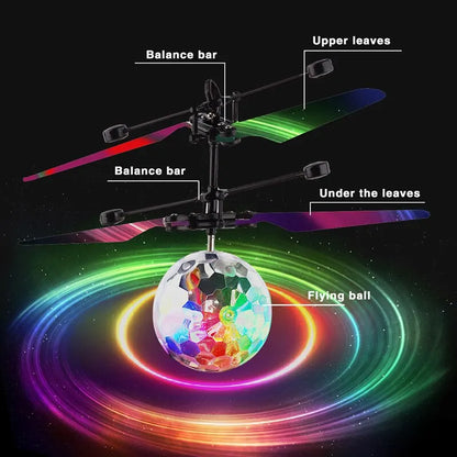 Led Light Suspension Crystal Ball