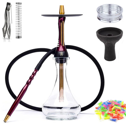 Hookah Complete Set with Glass Base