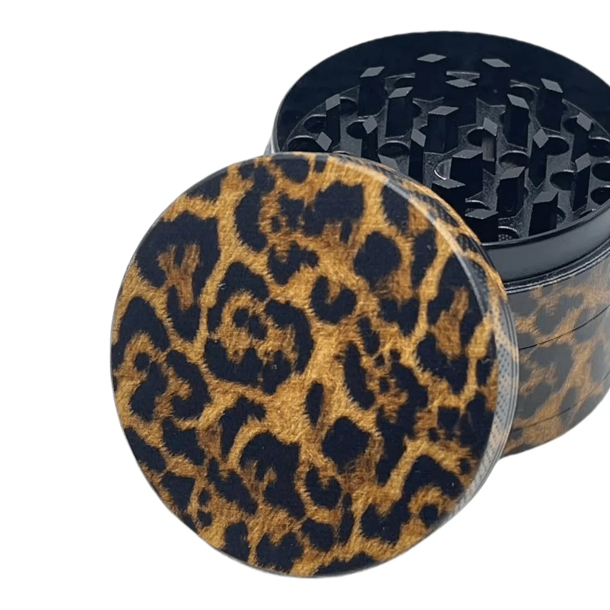 40/50mm Metal Herb Grinder Leopard Print