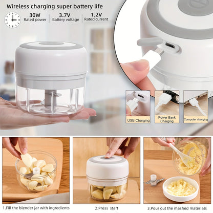 Mini Electric Kitchen Food Chopper