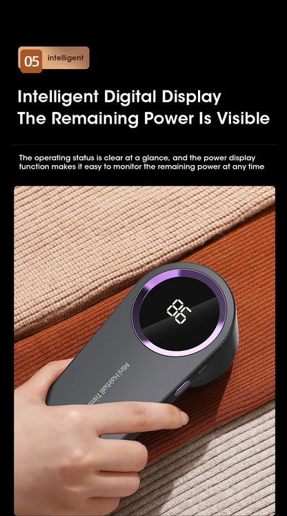 LED Digital Electric Lint Remover for Clothing