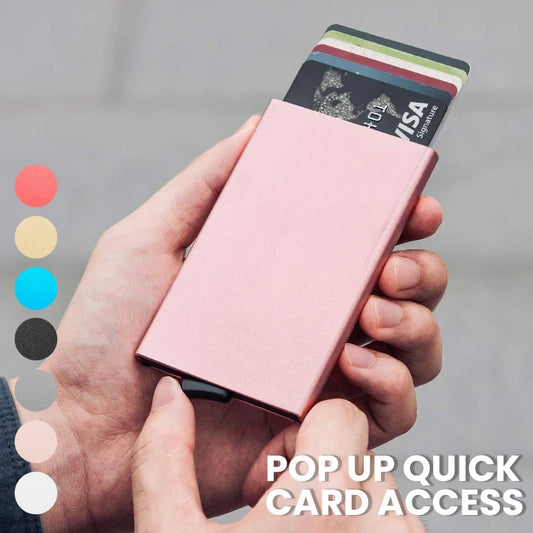 RFID Blocking Slim Pop-Up Wallet