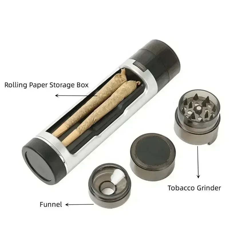 3 in 1 Portable Storage Case with Tobacco Grinder