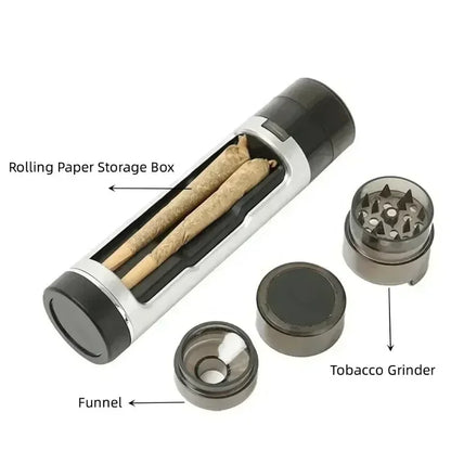 3 in 1 Portable Storage Case with Tobacco Grinder