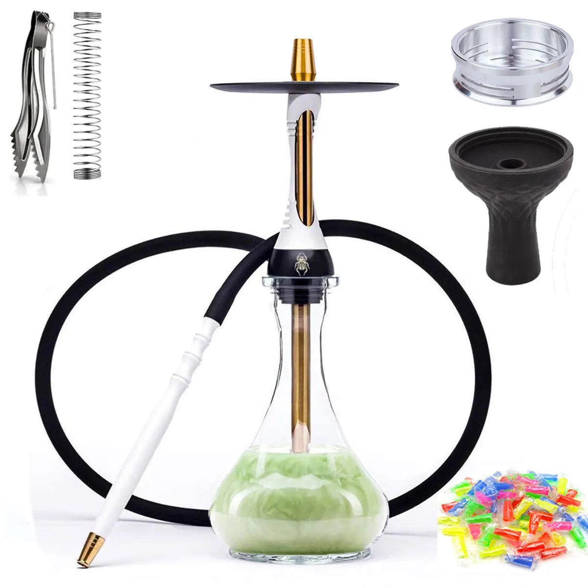 Hookah Complete Set with Glass Base