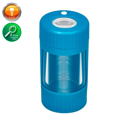 4 In 1 LED Tobacco Storage Jar with Grinder