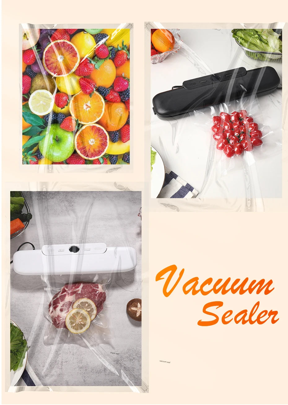 Food Vacuum Sealer with Free 10pcs Vacuum bags