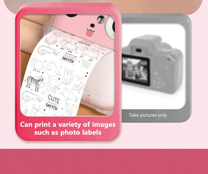 1080P HD Digital Camera Toys Instant Print for Kids With 32G Memory Card