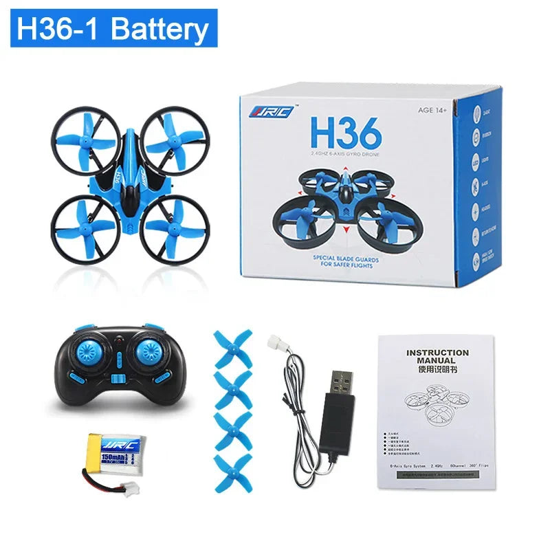 JJRC H36 Mini Rc Drone 4ch 6-Axis Headless Mode Helicopter 360° Flip Remote Control Quadcopter Toy Mini Drone