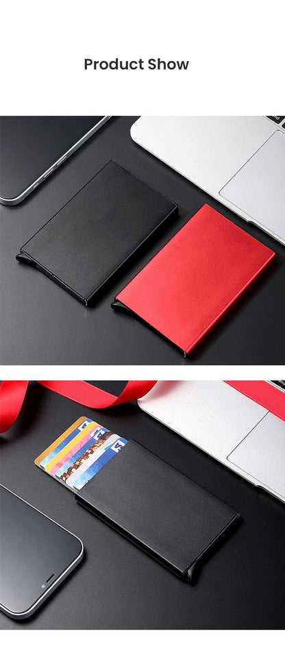 RFID Blocking Slim Pop-Up Wallet