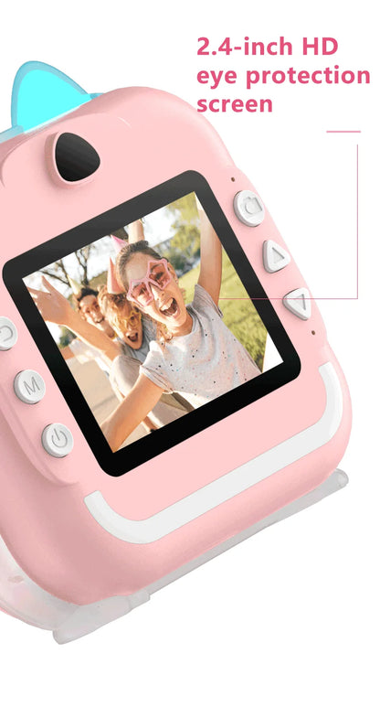 1080P HD Digital Camera Toys Instant Print for Kids With 32G Memory Card