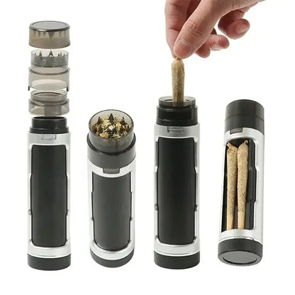 3 in 1 Portable Storage Case with Tobacco Grinder