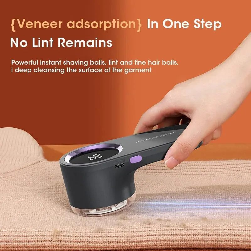 LED Digital Electric Lint Remover for Clothing