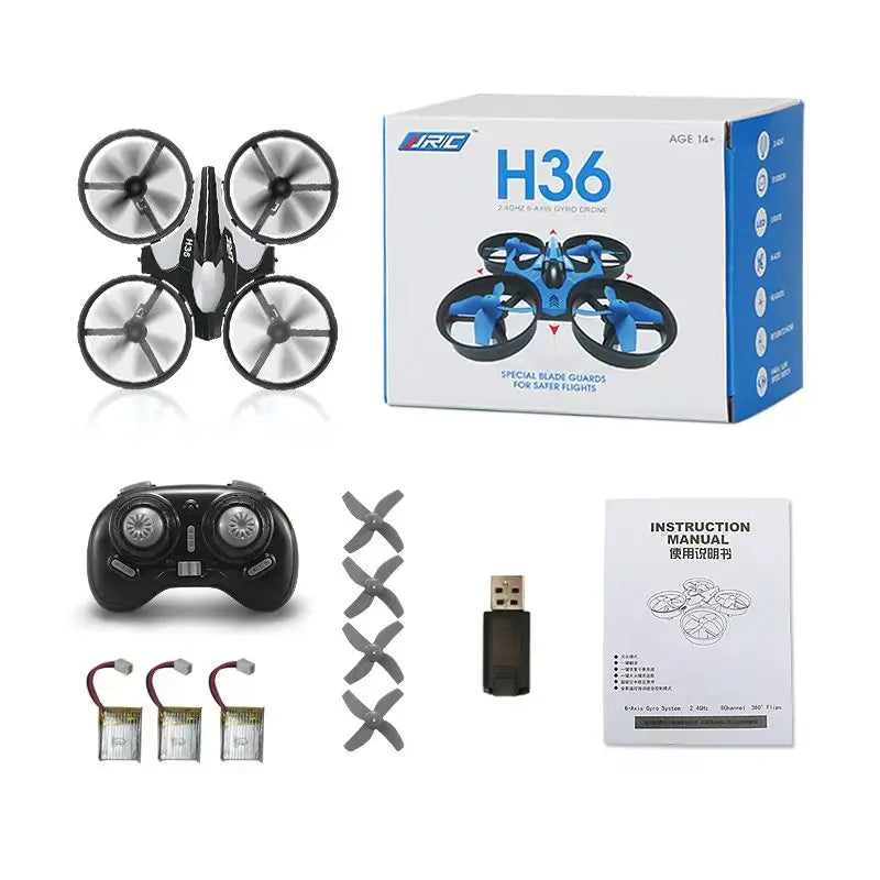 JJRC H36 Mini Rc Drone 4ch 6-Axis Headless Mode Helicopter 360° Flip Remote Control Quadcopter Toy Mini Drone