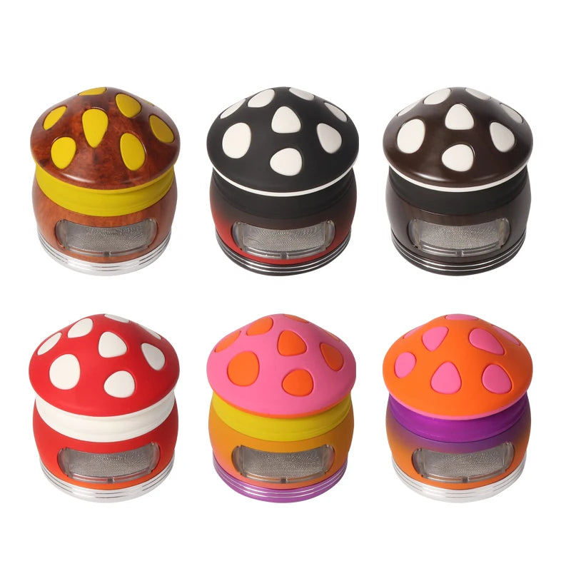 New Style 80mm Mushroom Shape Metal Grinder