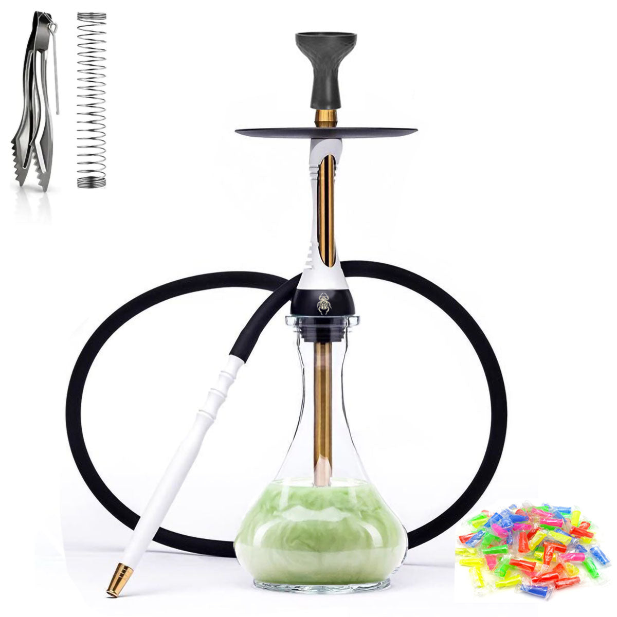 Hookah Complete Set with Glass Base