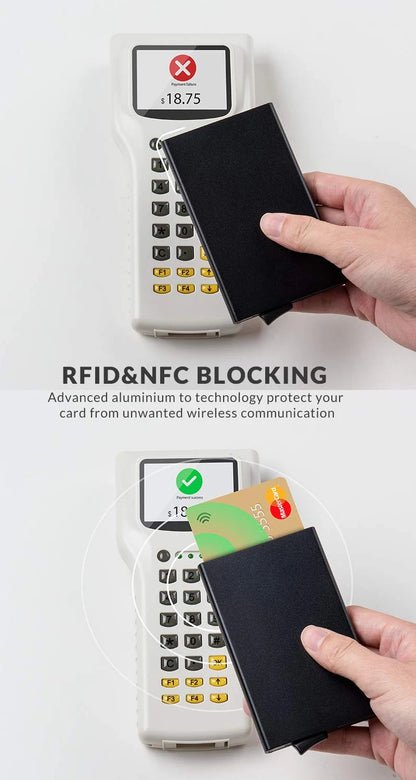 RFID Blocking Slim Pop-Up Wallet