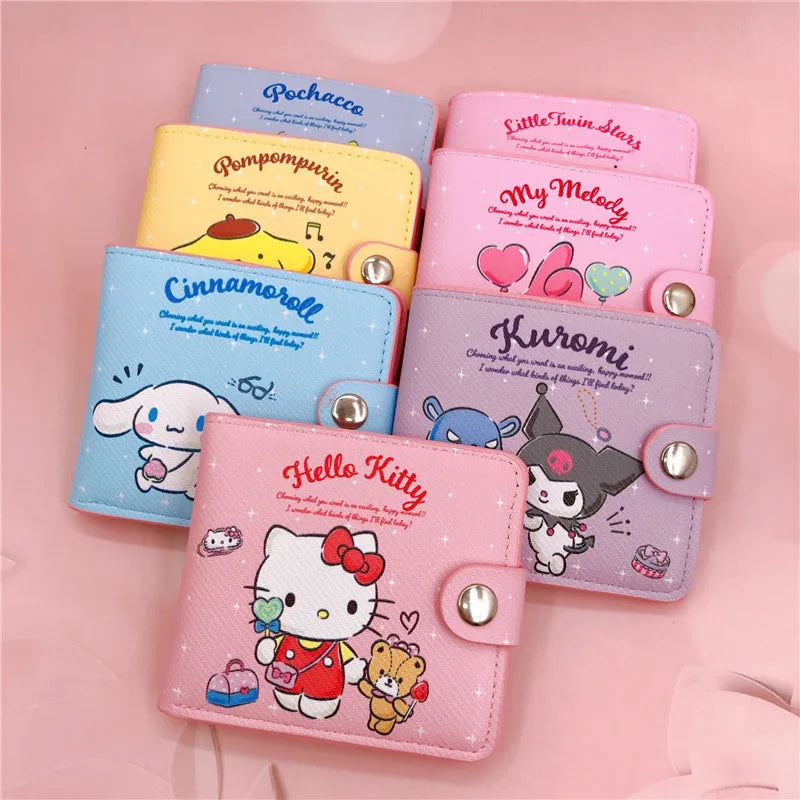 Kawaii Sanrio Pu Hello Kitty Wallet