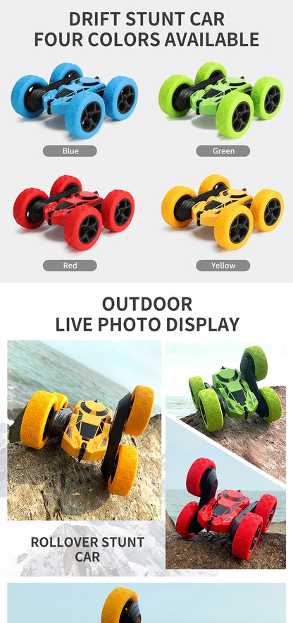 Double Sided Flip 2.4G Remote Control 360 Deree Rotation Off Road Drift RC