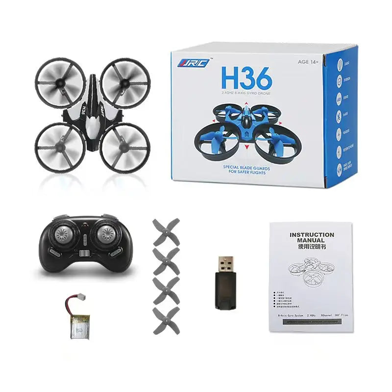 JJRC H36 Mini Rc Drone 4ch 6-Axis Headless Mode Helicopter 360° Flip Remote Control Quadcopter Toy Mini Drone