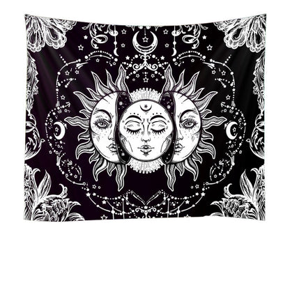 Black And White Series Tapestry Cross-border Explosion Background Cloth