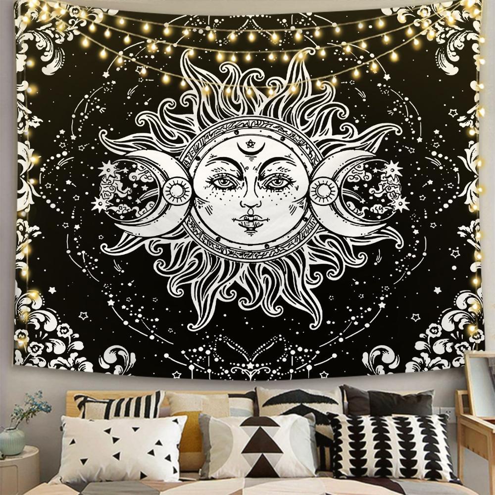 Black And White Series Tapestry Cross-border Explosion Background Cloth