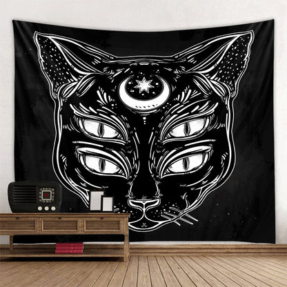 Black And White Series Tapestry Cross-border Explosion Background Cloth